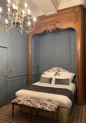 Un ou plusieurs lits dans un hébergement de l'établissement Château d'Ermenonville