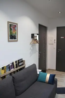 Cuisine ou kitchenette dans l'établissement L'Atelier - Gîte & Spa