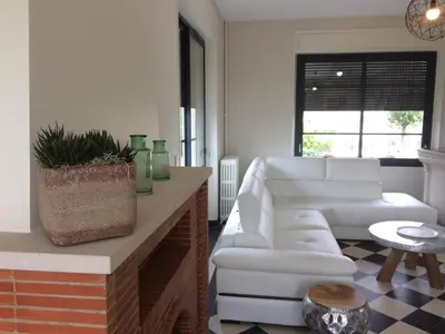 Coin salon dans l'établissement VILLA 87 - AY CHAMPAGNE
