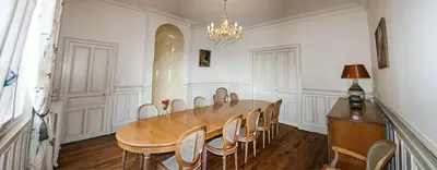Coin salon dans l'établissement Gîte François 1er