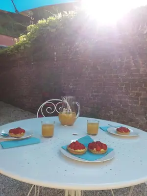 Nourriture dans la maison de vacances ou à proximité