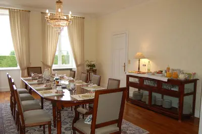 Coin salon dans l'établissement La Villa Champagne Ployez-Jacquemart