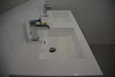 Salle de bains dans l'établissement la maison du saussoy