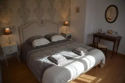 Un ou plusieurs lits dans un hébergement de l'établissement la maison du saussoy
