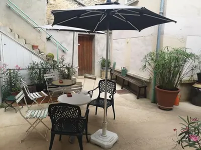 Terrasse ou espace extérieur de l'établissement Cottage AU TERMINUS
