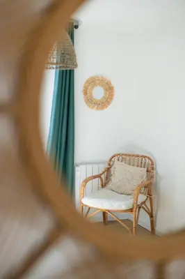 Coin salon dans l'établissement Villa des Arts