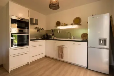 Cuisine ou kitchenette dans l'établissement Le Gîte du Puit des Granges