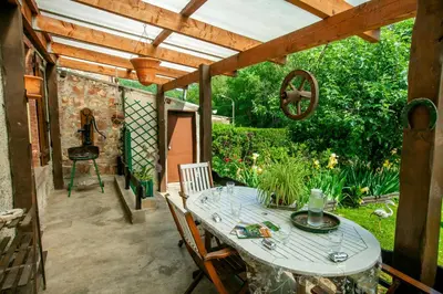 Jardin de l'établissement Gîte 