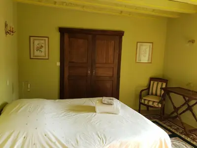 Un ou plusieurs lits dans un hébergement de l'établissement Gîte Le Relais Coq'Lys