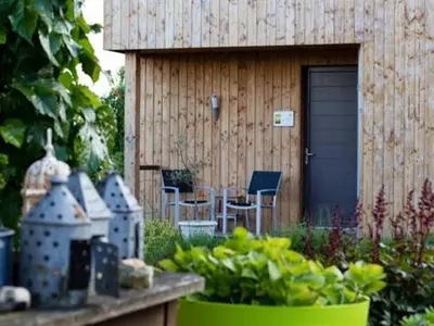 Jardin de l'établissement Le Chalet Champenois