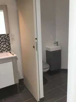 Salle de bains dans l'établissement Le Clos des Roys
