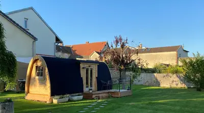 Jardin de l'établissement Champagne Philippe Martin