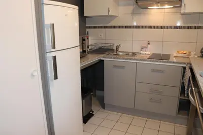 Cuisine ou kitchenette dans l'établissement STUDIO CENTRE VILLE COMPIÈGNE