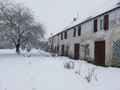 L'établissement Les Portes de Champagne en hiver