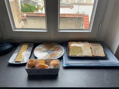 Nourriture dans l'appartement ou à proximité