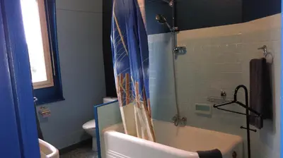 Salle de bains dans l'établissement Hotel le Rallye