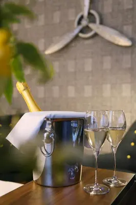 Boissons dans l'établissement Hôtel Restaurant Les Grains d'Argent Dizy - Epernay