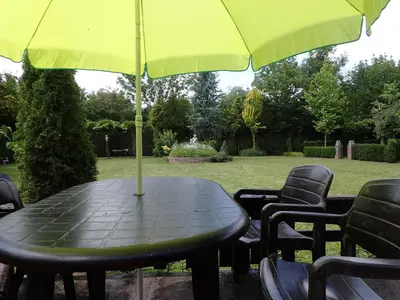 Jardin de l'établissement Chalet à fleur de rêve