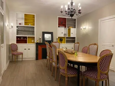 Cuisine ou kitchenette dans l'établissement Gîte de la Miellerie