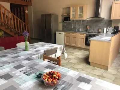 Cuisine ou kitchenette dans l'établissement Niglo