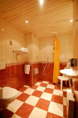 Salle de bains dans l'établissement Cit'Hotel - Hotel Le Cèdre