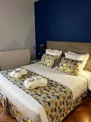 Un ou plusieurs lits dans un hébergement de l'établissement Hôtel Le Château Fort de Sedan