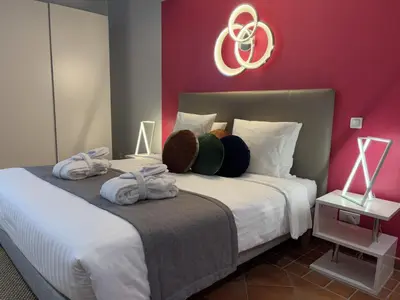Un ou plusieurs lits dans un hébergement de l'établissement Hôtel Le Château Fort de Sedan