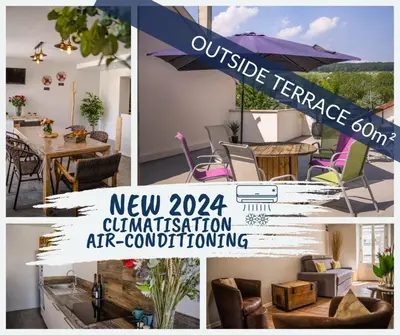 Plan de l'établissement Terrasse 86 - Terrasse & Climatisation - 4-6 personnes - BnB Epernay