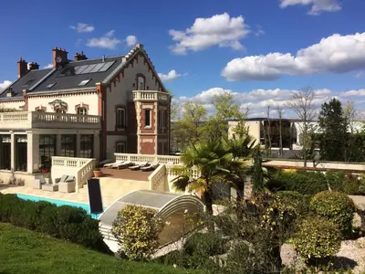 Jardin de l'établissement Hôtel La Villa Eugene