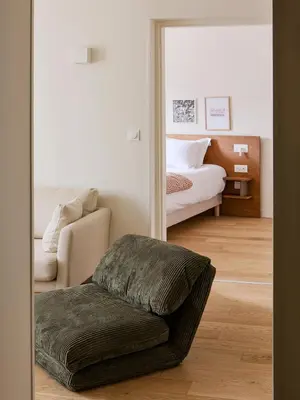 Un ou plusieurs lits dans un hébergement de l'établissement ALFRED HOTELS Compiègne