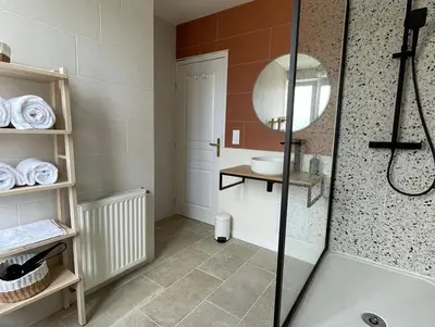 Salle de bains dans l'établissement Le W - Appart vintage