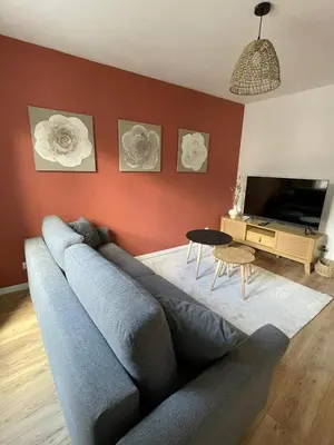 Télévision ou salle de divertissement dans l'établissement Le W - Appart vintage