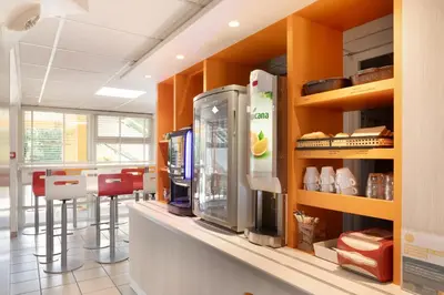 Cuisine ou kitchenette dans l'établissement Première Classe Châlons-en-Champagne