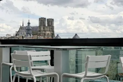 Balcon ou terrasse dans l'établissement Holiday Inn Reims Centre by IHG