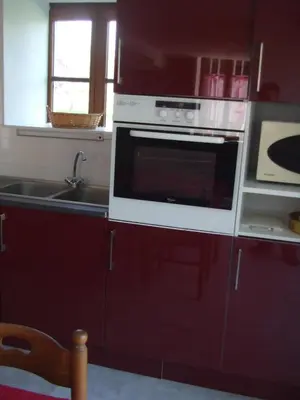 Cuisine ou kitchenette dans l'établissement gîte les bois georges