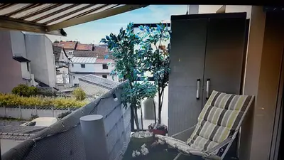 Balcon ou terrasse dans l'établissement Victoria-T2-41m2-Balcon, wifi, linge, produits, ménage inclus