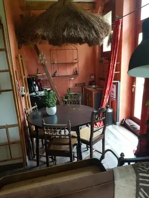 Coin salon dans l'établissement En pleine nature