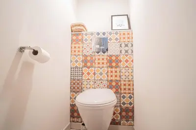 Salle de bains dans l'établissement TRIPLEX cathédrale parking gratuit