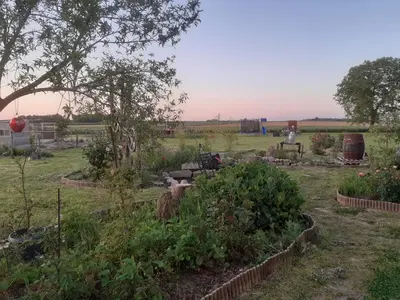 Jardin de l'établissement Le gîte du bois sebille