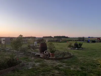 Jardin de l'établissement Le gîte du bois sebille