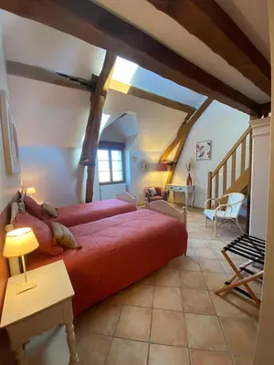 Un ou plusieurs lits dans un hébergement de l'établissement La Ferme de Fontenelle