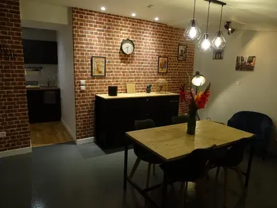 Cuisine ou kitchenette dans l'établissement Casa Juno