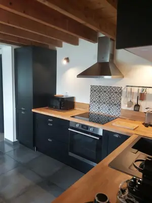 Cuisine ou kitchenette dans l'établissement Villa Cocoon