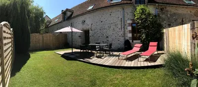 Jardin de l'établissement Gîte de l'Homme Blanc