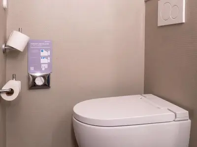 Salle de bains dans l'établissement ibis Compiegne
