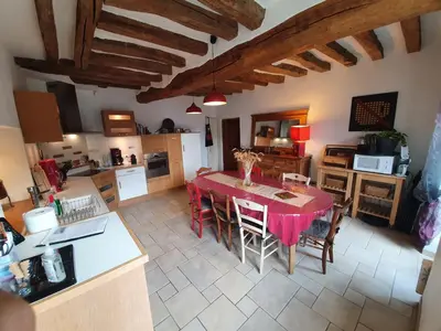 Cuisine ou kitchenette dans l'établissement Cozy cottage & ideal closed garden