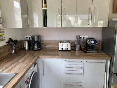 Cuisine ou kitchenette dans l'établissement Le Germoir