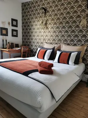 Un ou plusieurs lits dans un hébergement de l'établissement La Maison de Ville