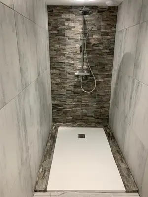 Salle de bains dans l'établissement Studio à la campagne & Jacuzzi