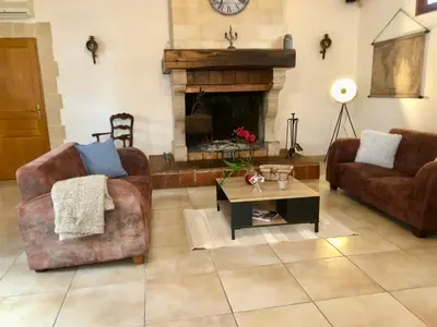 Coin salon dans l'établissement La Champenoise